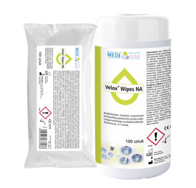 Velox Wipes alkoholowe chusteczki – dezynfekcja powierzchni